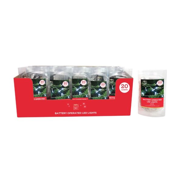 FESTIVE MAGIC LED B/O 20 LIGHTS COLD WHT