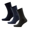 MENS THERMAL SOCKS 3 PACK ASSORTED COLOURS PACK OF 4