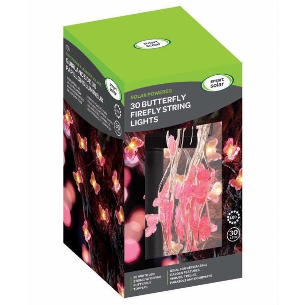 SMART SOLAR LIGHT BUTTERFLY FIREFLY 30LED