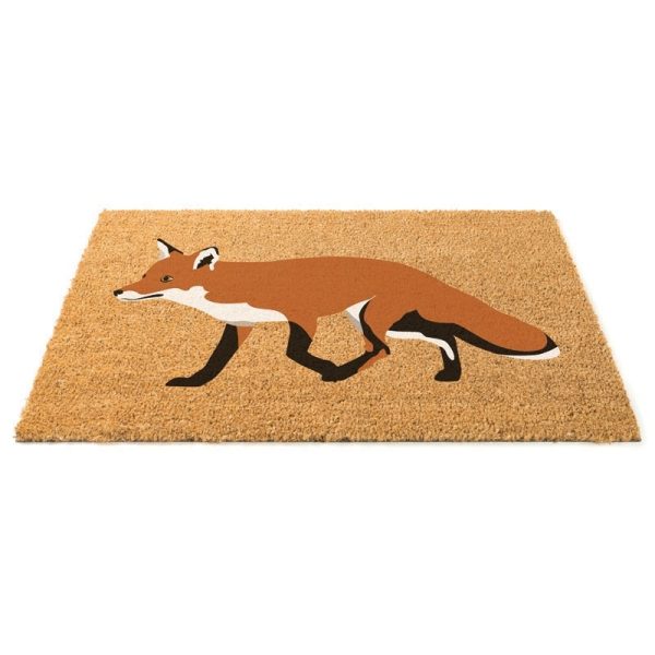 DOOR MAT PVC COIR FOX 60 X 40CM