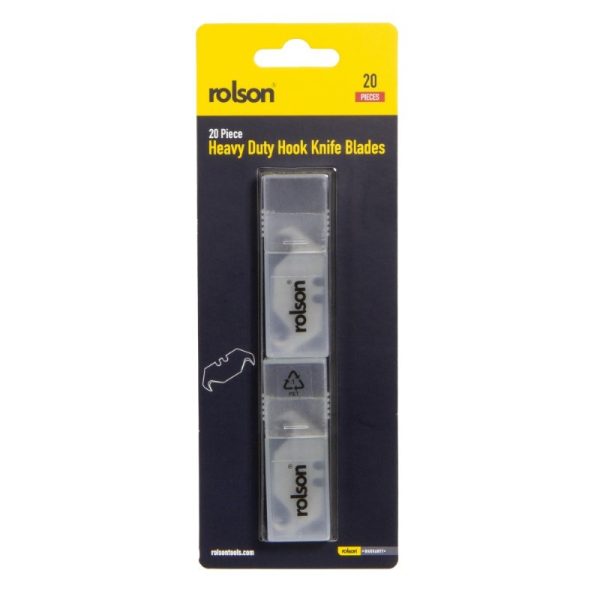 ROLSON HEAVY DUTY SK5 HOOK KNIFE BLADES 20PC