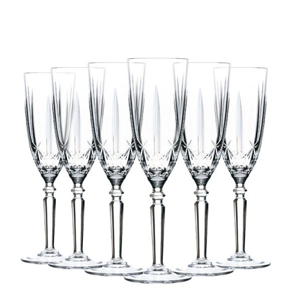 RCR ORCHESTRA CHAMPAGNE FLUTE 200ML 6PC