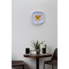 ARCO WALL CLOCK YELLOW 30 X 30CM
