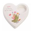 LOVE LIFE CERAMIC TEA LIGHT CANDLE HOLDER HOME