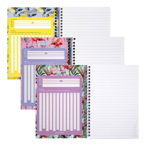PUKKA PASTEL JOTTA NOTEPAD A5 PACK OF 3