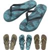 MENS SLIPPERS V STYLE PALM LEAVES ASSORTED