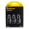 ROLSONS COMBINATION PADLOCK 3PC 20MM