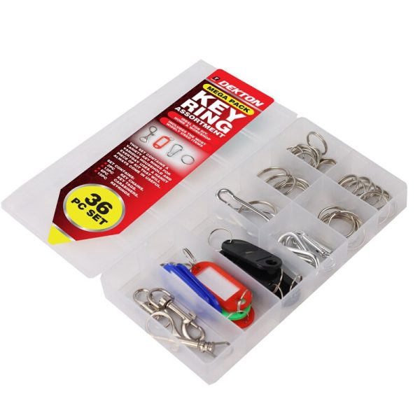 DEKTON KEY RING SET 36PC