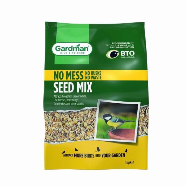 GARDMAN NO MESS SEED MIX 1KG DD00