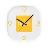 ARCO WALL CLOCK YELLOW 30 X 30CM