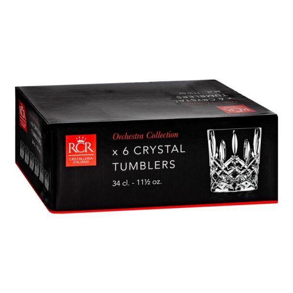 RCR ORCHESTRA TUMBLER 340ML 6PC