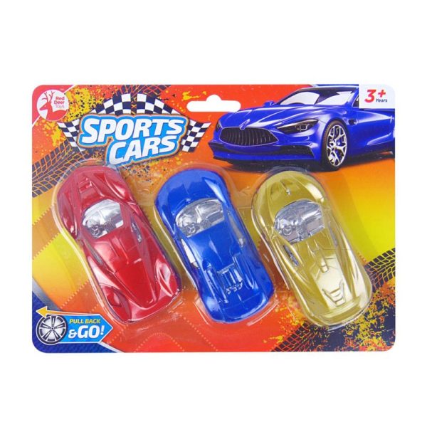 SPORTS CARS 3 PULL BACK