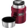 THERMOS STAINLESS KING FOOD FLASK RASPBERRY 470ML
