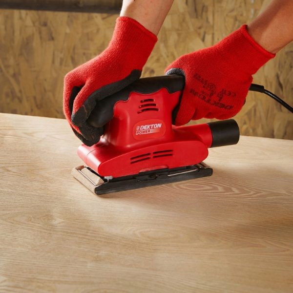 DEKTON HOOK & LOOP MIXED ORBITAL SANDER 12PC