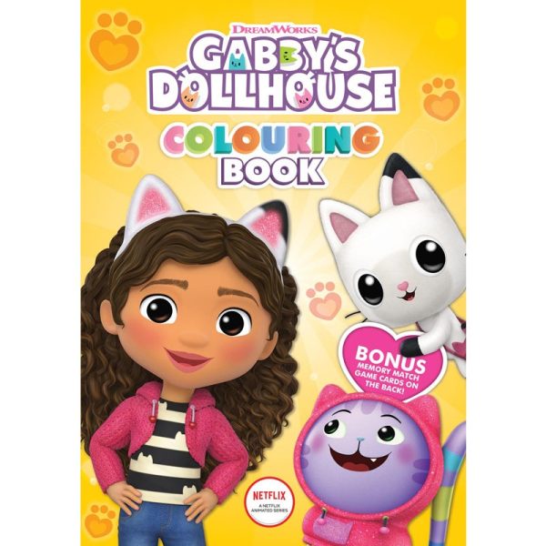 GABBYS DOLLHOUSE COLOURING BOOK