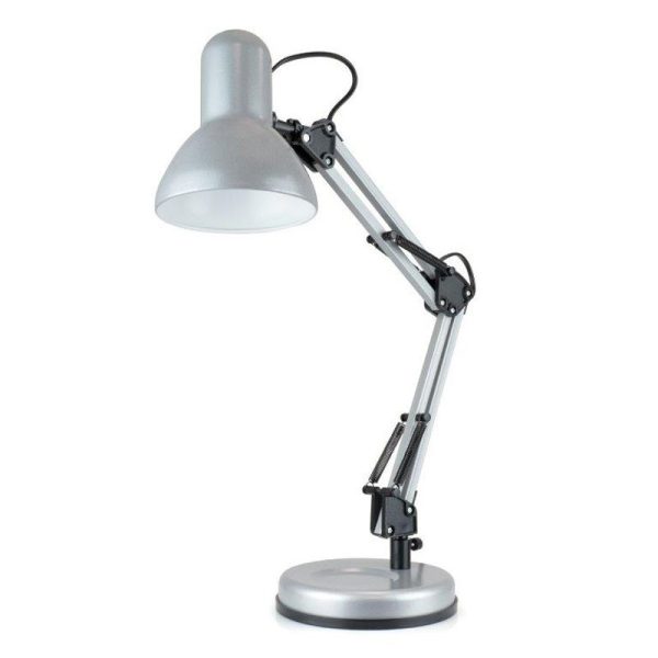HOMELIFE 35W SWING POSIE HOBBY DESK LAMP SILVER