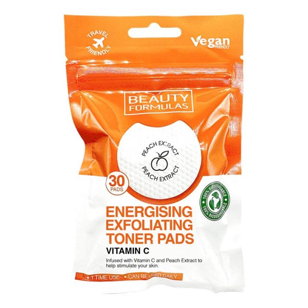 BF VITAMIN C EXFOLIATING TONER PADS 30 PADS PACK OF 12