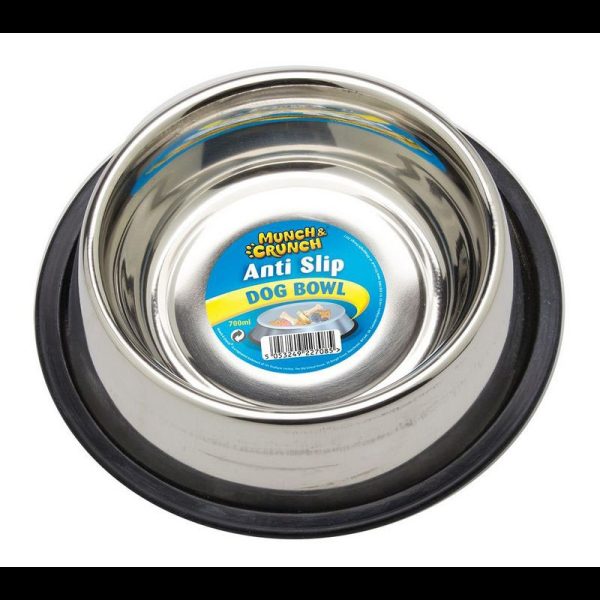 MUNCH CRUNCH ANTI-SKID DOG BOWL 700ML d000
