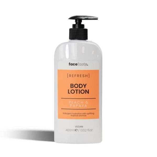 FACE FACTS BODY LOTION PEACH & PAPAYA 400ML PACK OF 12
