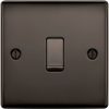 BG BLACK NICKEL SINGLE SWITCH 2 WAY