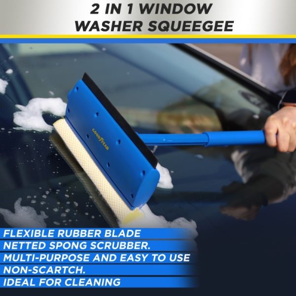 GOODYEAR WINDOW SQUEEGE 2IN1