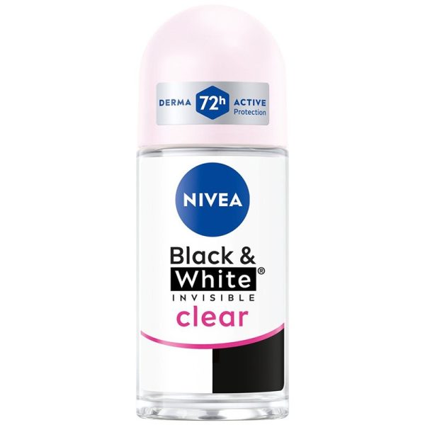 NIVEA ROLL ON B&W INVISIBLE WOMEN 50ML PACK OF 6