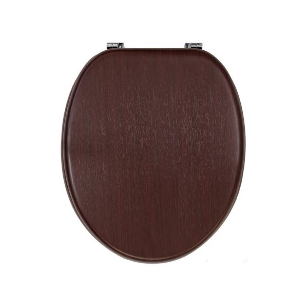 TOILET SEAT MAHOGANY EFFECT