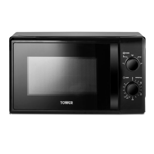 TOWER 20 LTRE 700W MANUAL MICROWAVE BLACK