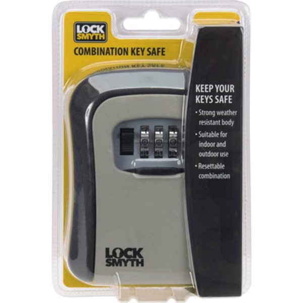 XTRADE COMBINATION KEY SAFE GREY