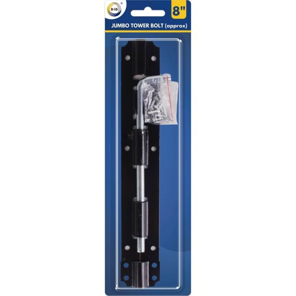 JUMBO TOWER BOLT 8INCH
