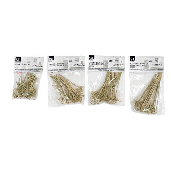 SIL BAMBOO CANAPE STICKS 30PC