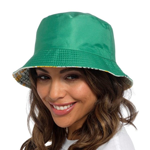 LADIES BUCKET HAT REVERSIBLE PLANT