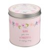 LOVE LIFE TIN CANDLE NAN 8CMX7.5CM