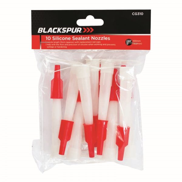 BLACKSPUR SILICONE SEALANT NOZZLES 10PC