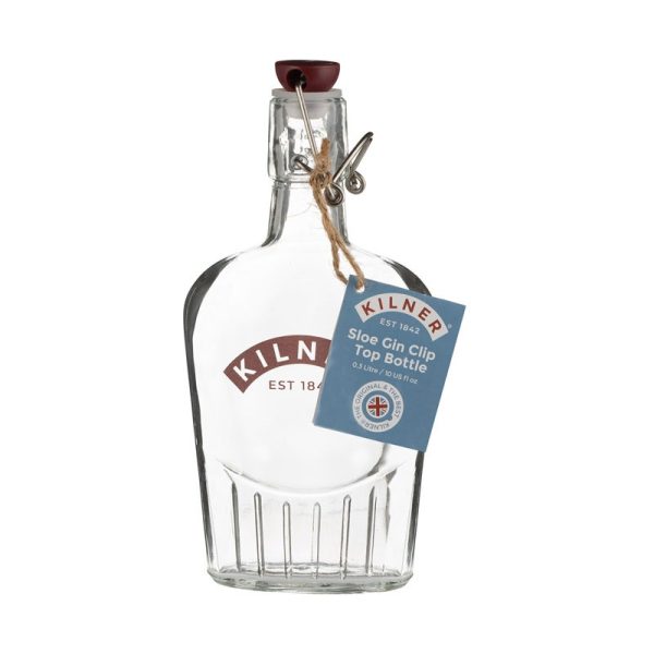 KILNER CLIP TOP SLOE GIN BOTTLE 0.3L