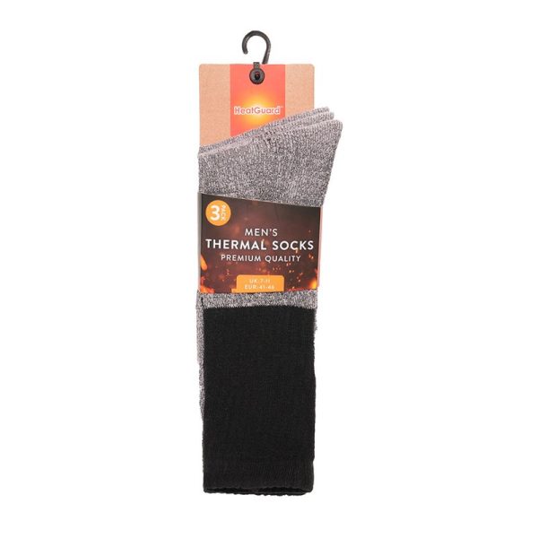 MEN'S PREMIUM THERMAL 3 SOCKS PACK OF 4