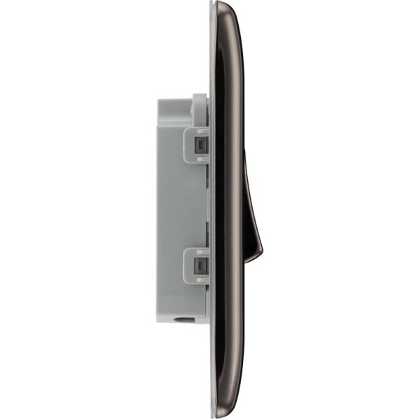 BG BLACK NICKEL SINGLE SWITCH 2 WAY