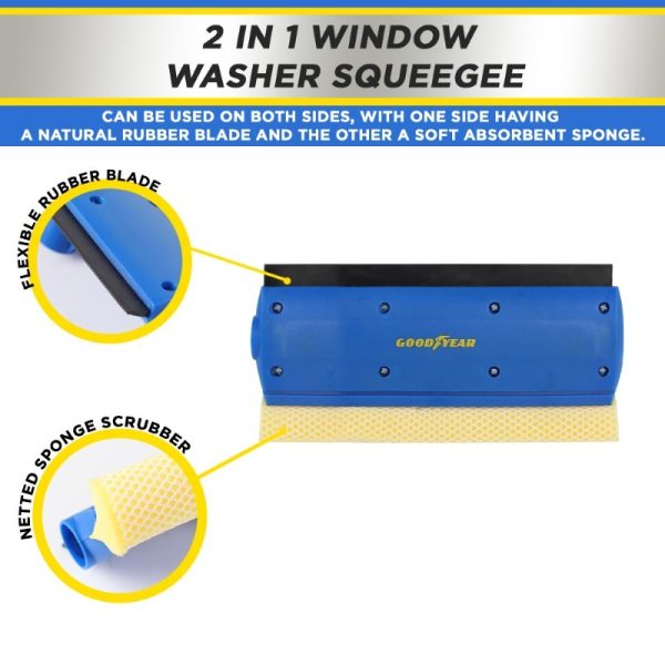 GOODYEAR WINDOW SQUEEGE 2IN1