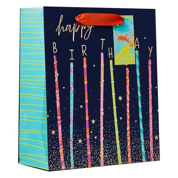 CANDLES MEDIUM GIFT BAG PACK OF 6