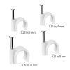 DEKTON ROUND CABLE CLIP ASSORTMENT 390PCS