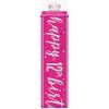 HAPPY 12TH BIRTHDAY BANNER PINK 9FT