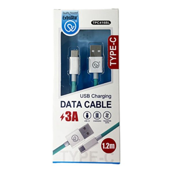 EXTRASTAR TYPE C CABLE 1.2M BLUE