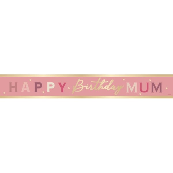 BANNER HAPPY BIRTHDAY MUM 9FT