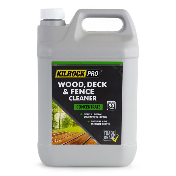 KILROCK PRO WOOD, DECK & FENCE CLEANER 5 LITRE