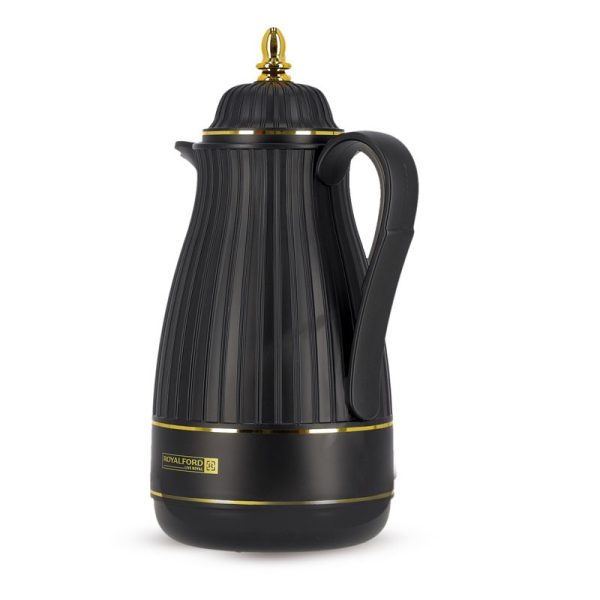 ROYALFORD VACUUM FLASK HAYA GLASS BLACK 1LTR