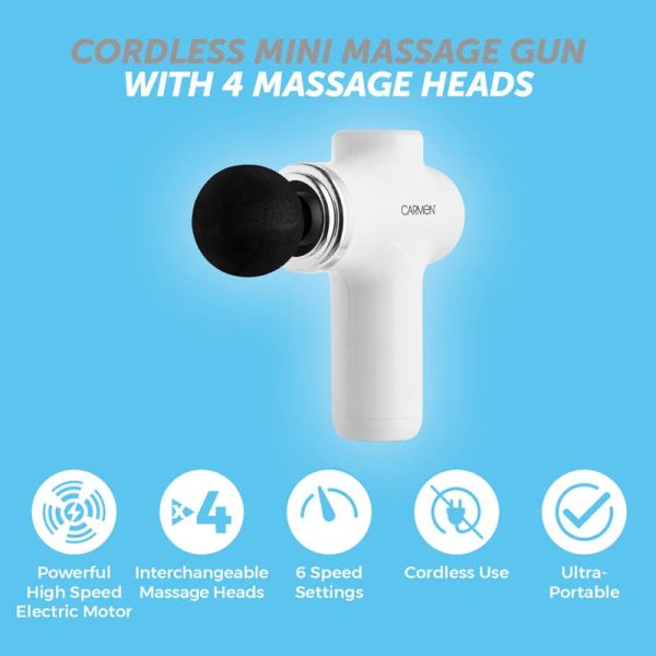 CARMEN MASSAGE MINI PORTABLE MASSAGE GUN