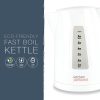 KITCHEN PERFECTED FAST BOIL JUG KETTLE 3KW WHITE