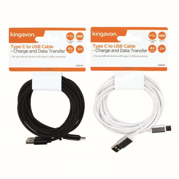 KINGAVON 2M TYPE C TO USB CABLE