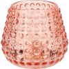 GLASS TEALIGHT HOLDER 3 ASSORTED