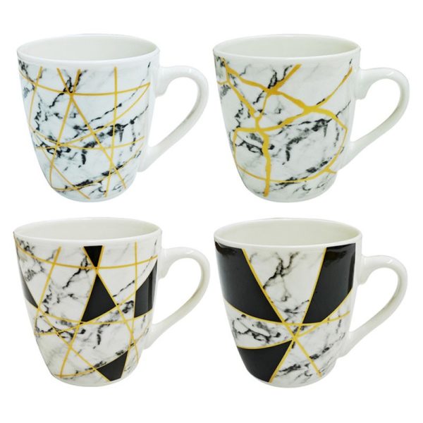 ADORN MUG MARBLE SMALL 7.3X8CM ASSORTED